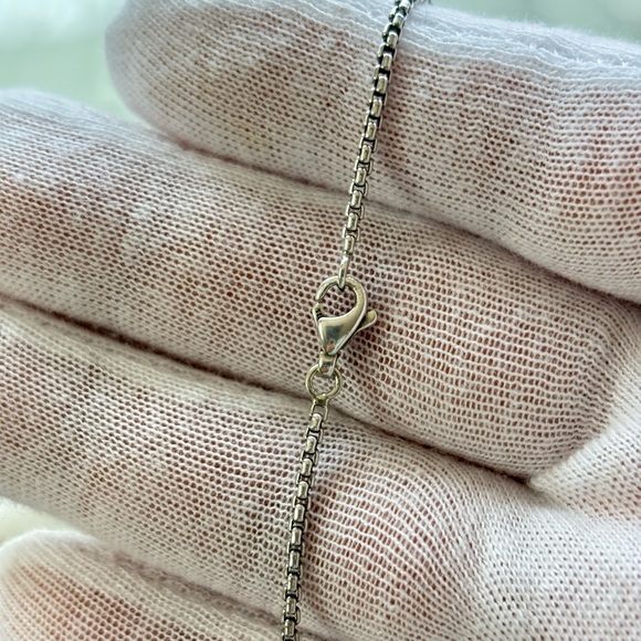 David Yurman Petite Albion Pendant Necklace with Amethyst 17" - Picture 3 of 9